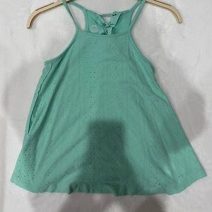 Lace up back flowy tank